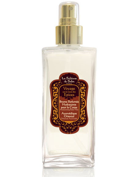Moisturizing Body Mist - Ayurvedic Treatment - Amber Vanilla Patchouli Journey To The Spices Route