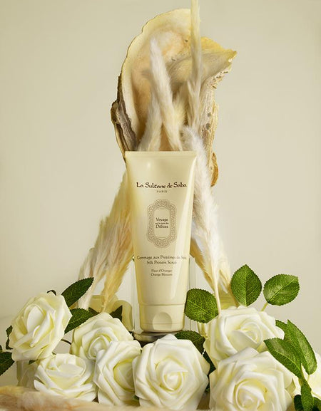 Silk protein scrub - Orange Blossom - Road of Delights