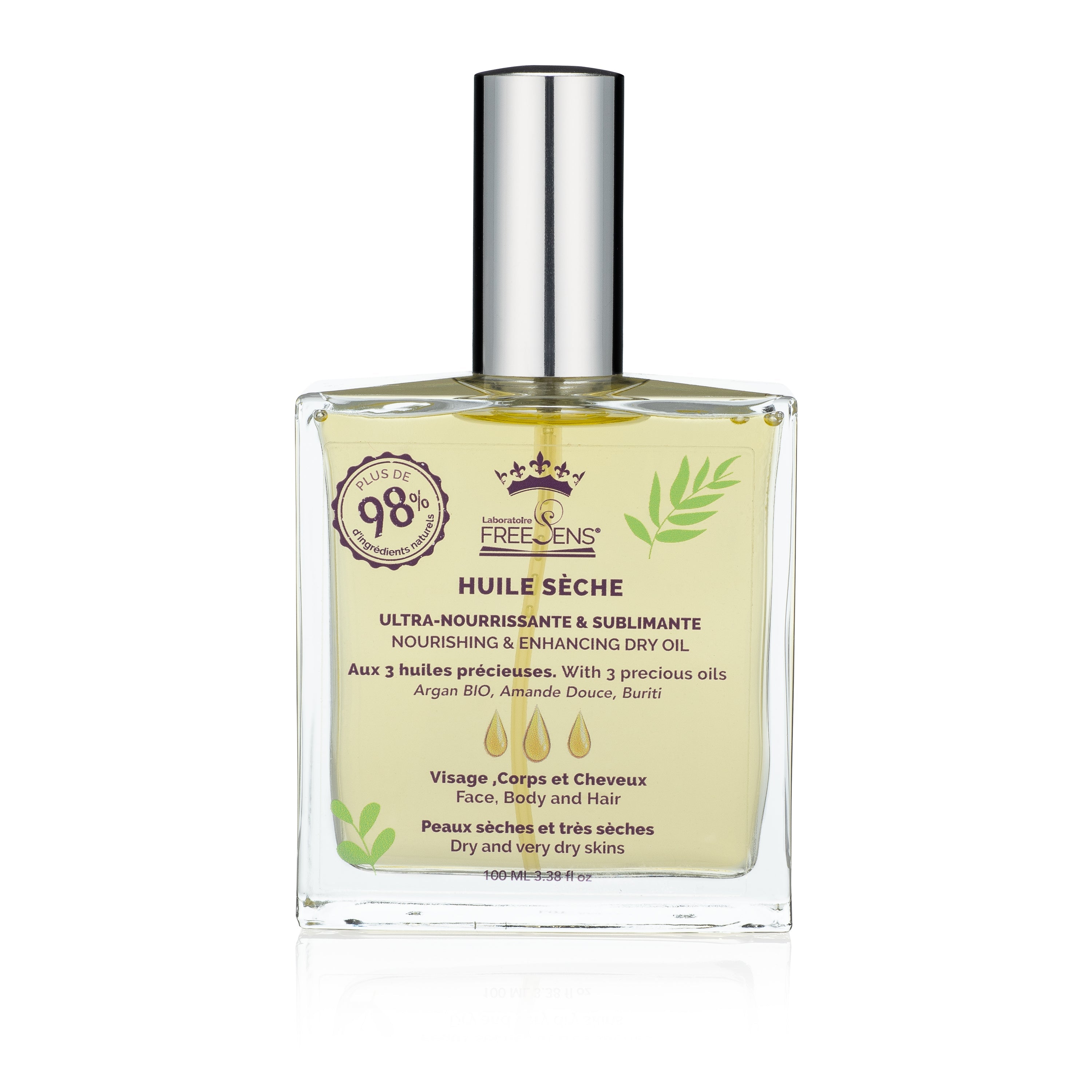 Dry Oil with Argan Oil Almond Oil & Buriti Oil
