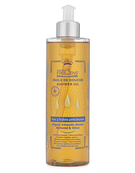 Shower Oil with Argan, Almond & Olive