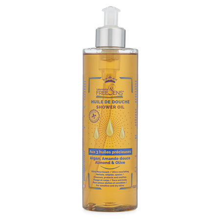 Shower Oil with Argan, Almond & Olive