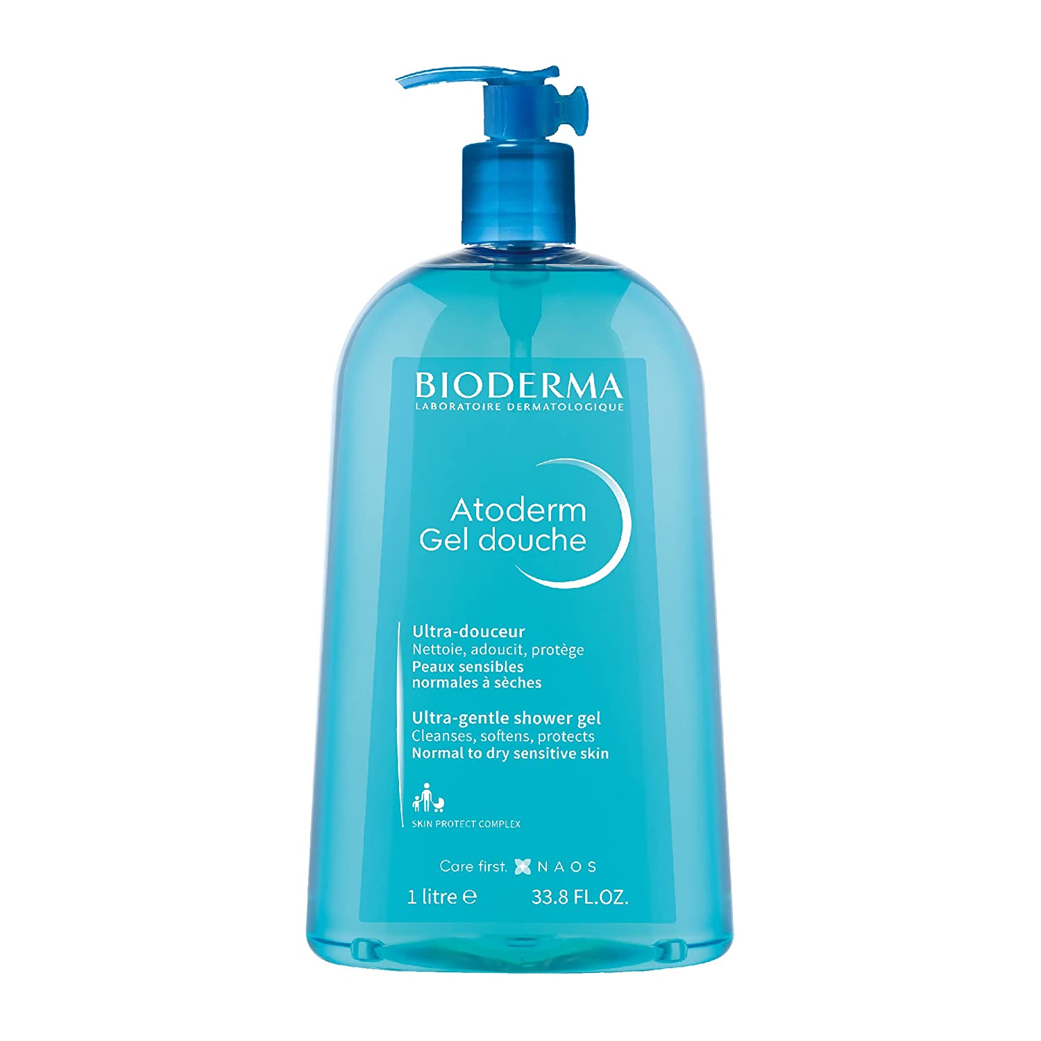 Bioderma - Atoderm - Hydrating Shower Gel - Moisturizing Face and Body Cleanser - Body Wash for Normal to Dry Sensitive Skin