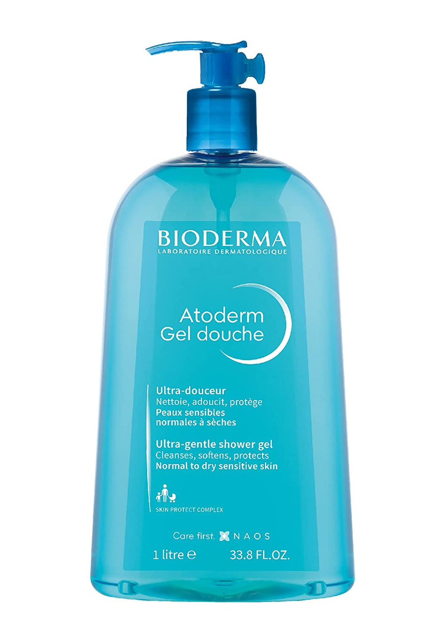 Bioderma - Atoderm - Hydrating Shower Gel - Moisturizing Face and Body Cleanser - Body Wash for Normal to Dry Sensitive Skin