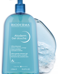 Bioderma - Atoderm - Hydrating Shower Gel - Moisturizing Face and Body Cleanser - Body Wash for Normal to Dry Sensitive Skin
