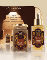 Body Gift Set - Ayurvedic Treatment - Amber Vanilla Patchouli - Journey To The Spices Route
