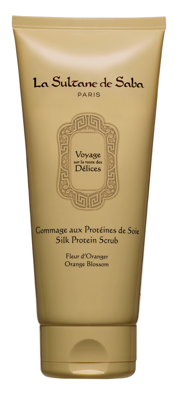 Silk protein scrub - Orange Blossom - Road of Delights