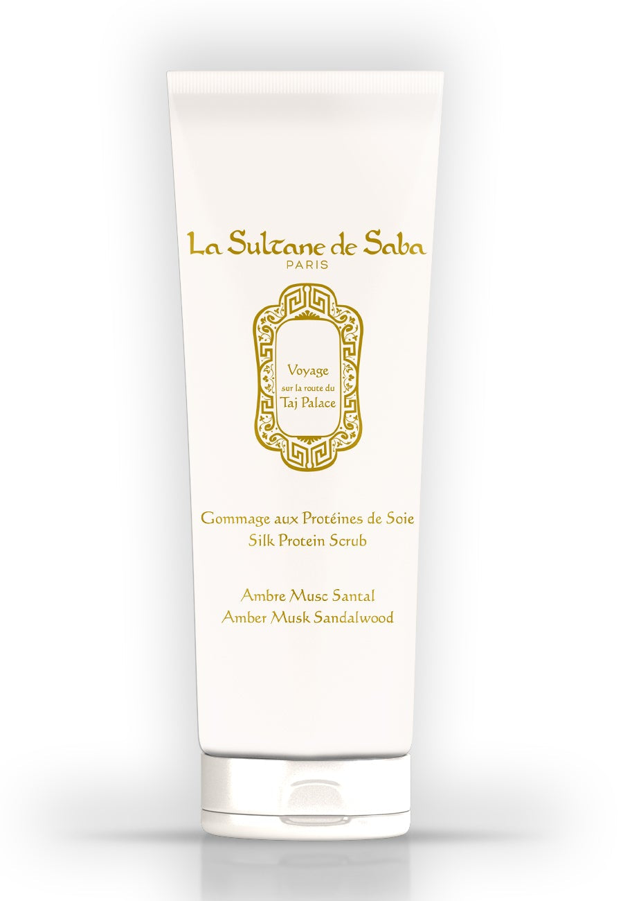 Silk Protein Scrub -  Musk Incense Rose - Taj Palace Journey