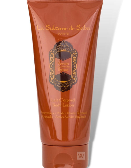 BODY LOTION - Ayurvedic Treatment - Amber Vanilla Patchouli Journey To The Spices Route