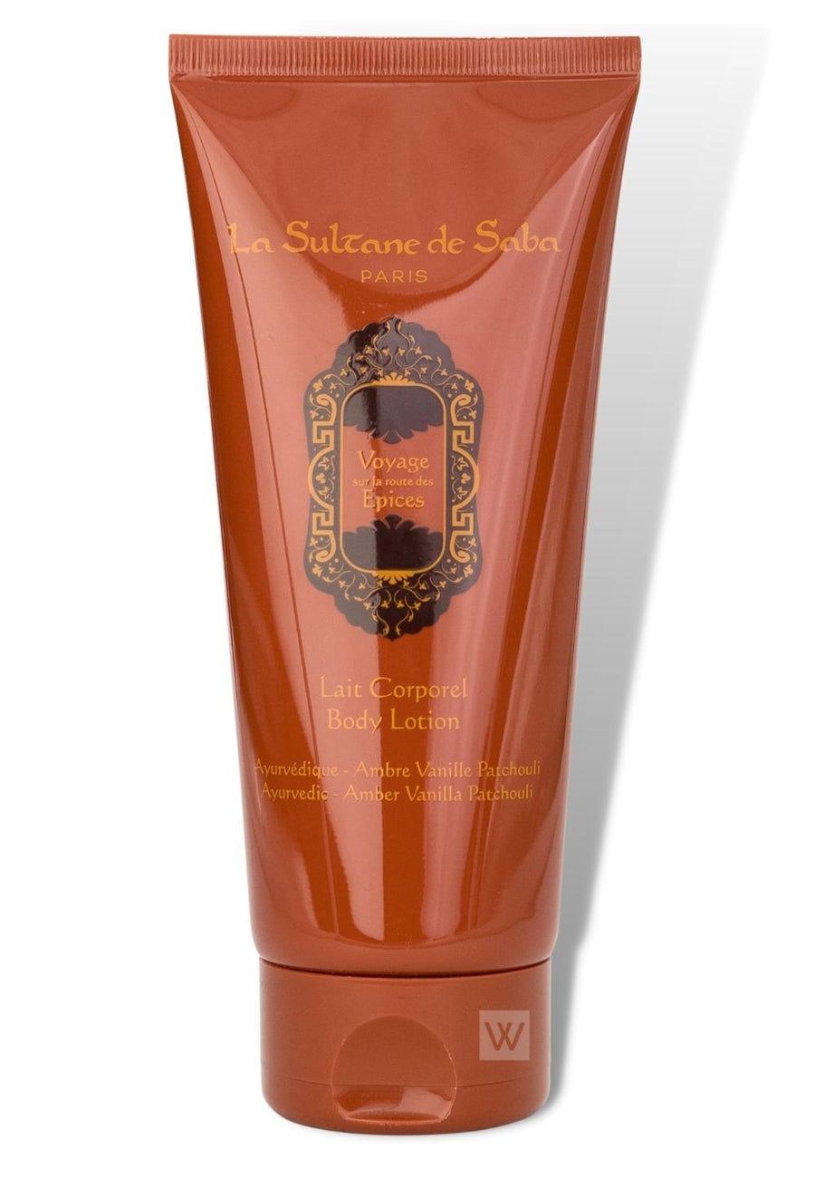 BODY LOTION - Ayurvedic Treatment - Amber Vanilla Patchouli Journey To The Spices Route