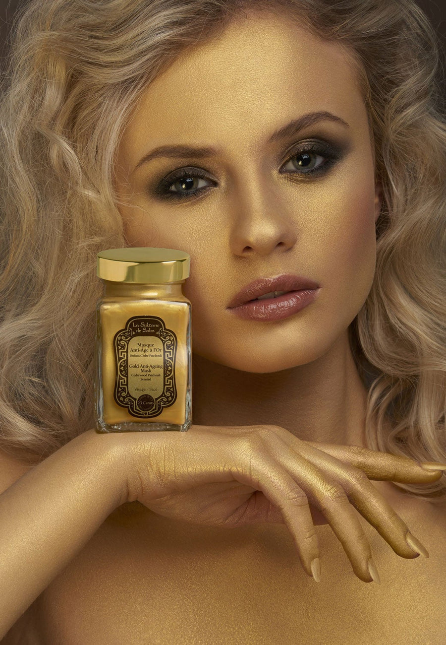 Face Mask - Gold : Cedar & Patchouli