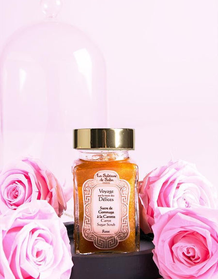 Exfoliating Sugar Scrub with Carrot and Rose