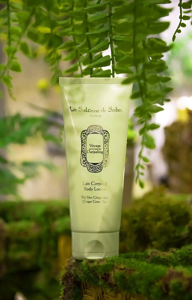 Body Lotion - Ginger Green Tea Journey To The Route Of Darjeeling