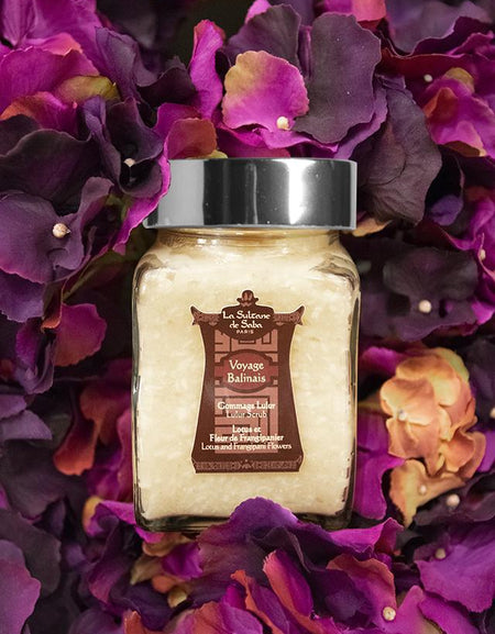 Body Scrub - Lotus and Frangipani Flower -Journey to Bali