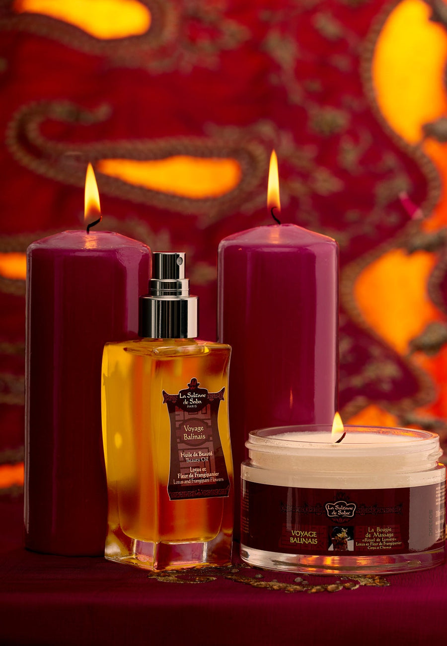 Beauty Oil - Lotus and Frangipani Flowers - Journey to Bali