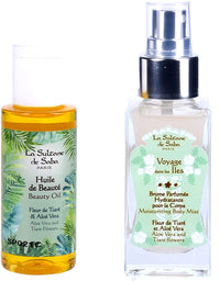 Travel Kit - Island & Monoï - Tiara Flowers And Aloe Vera - Journey To The Islands
