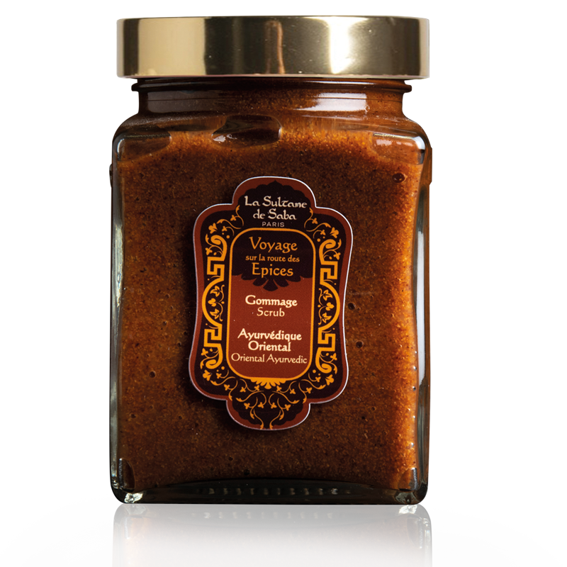 Body Scrub - Ayurvedic Treatment - Amber Vanilla Patchouli Journey To The Spices Route