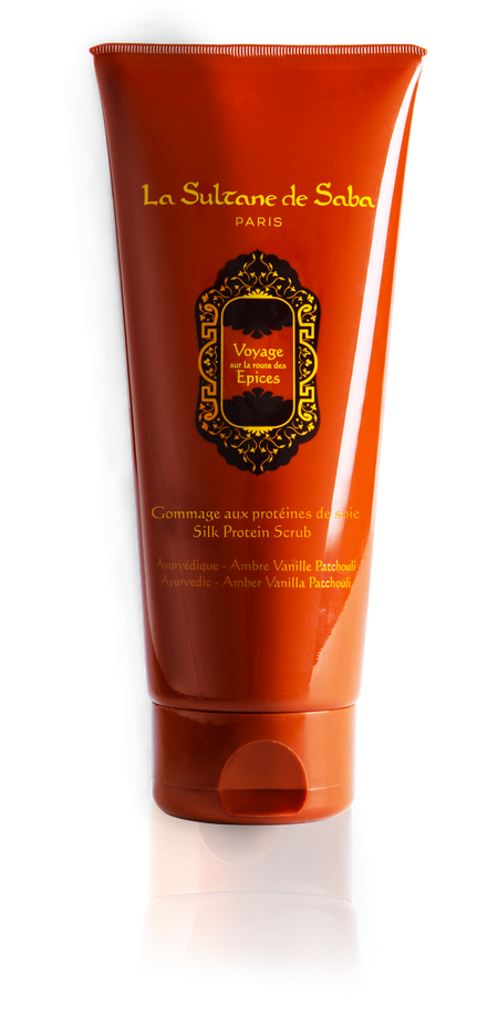 Silk Protein Scrub - Ayurvedic Treatment - Amber Vanilla Patchouli Journey To The Spices Route