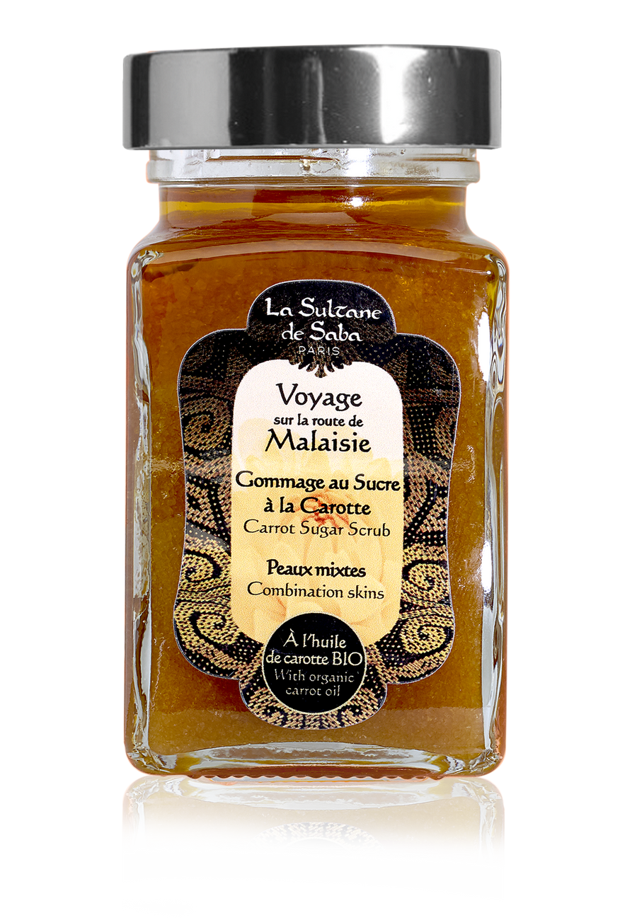 Sugar Scrub - Carrot -  Jasmine And Tropical Flowers - Journey To The Route Of Malaysia