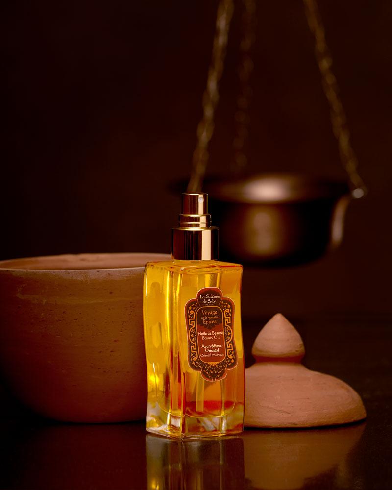 Beauty Oil - Ayurvedic Treatment - Amber Vanilla Patchouli Journey To The Spices Route