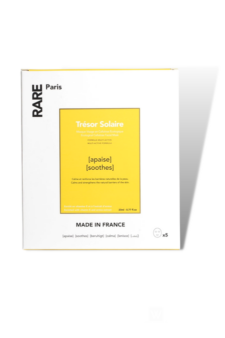 Trésor Solaire - Soothing Face Mask - Pack of 5
